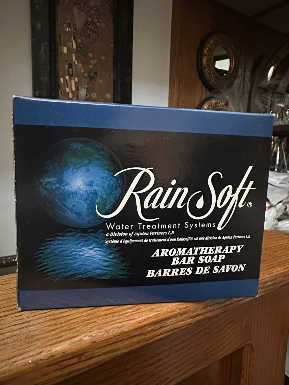 RainSoft Aromatherapy Bar Soap - Blue/Black Box